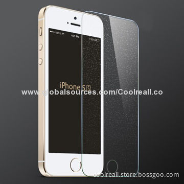 2014 Top Seller Good Price Crystal Tempered Glass Screen Protector for iPhone 5 with High-quality